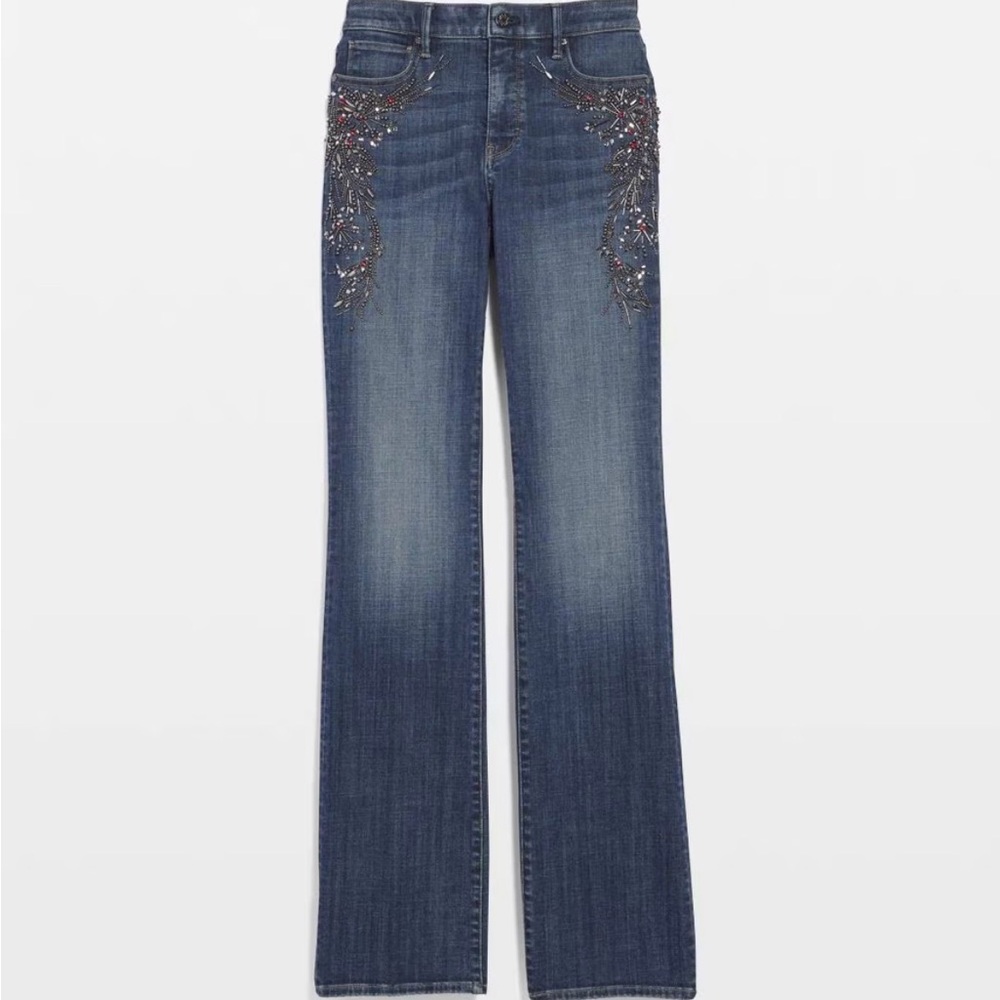 White House Black Market Beaded Jeans